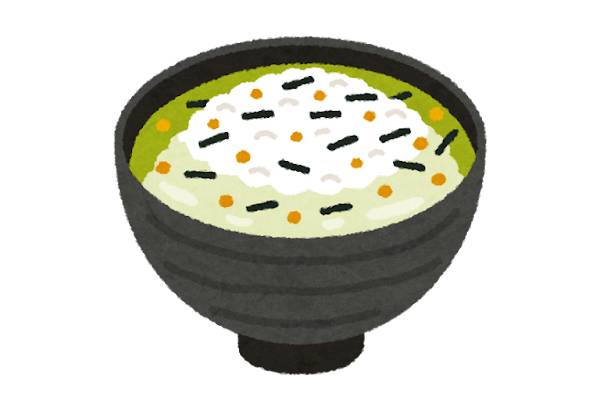 飛鳥の茶漬け(飛鳥の茶+お米)